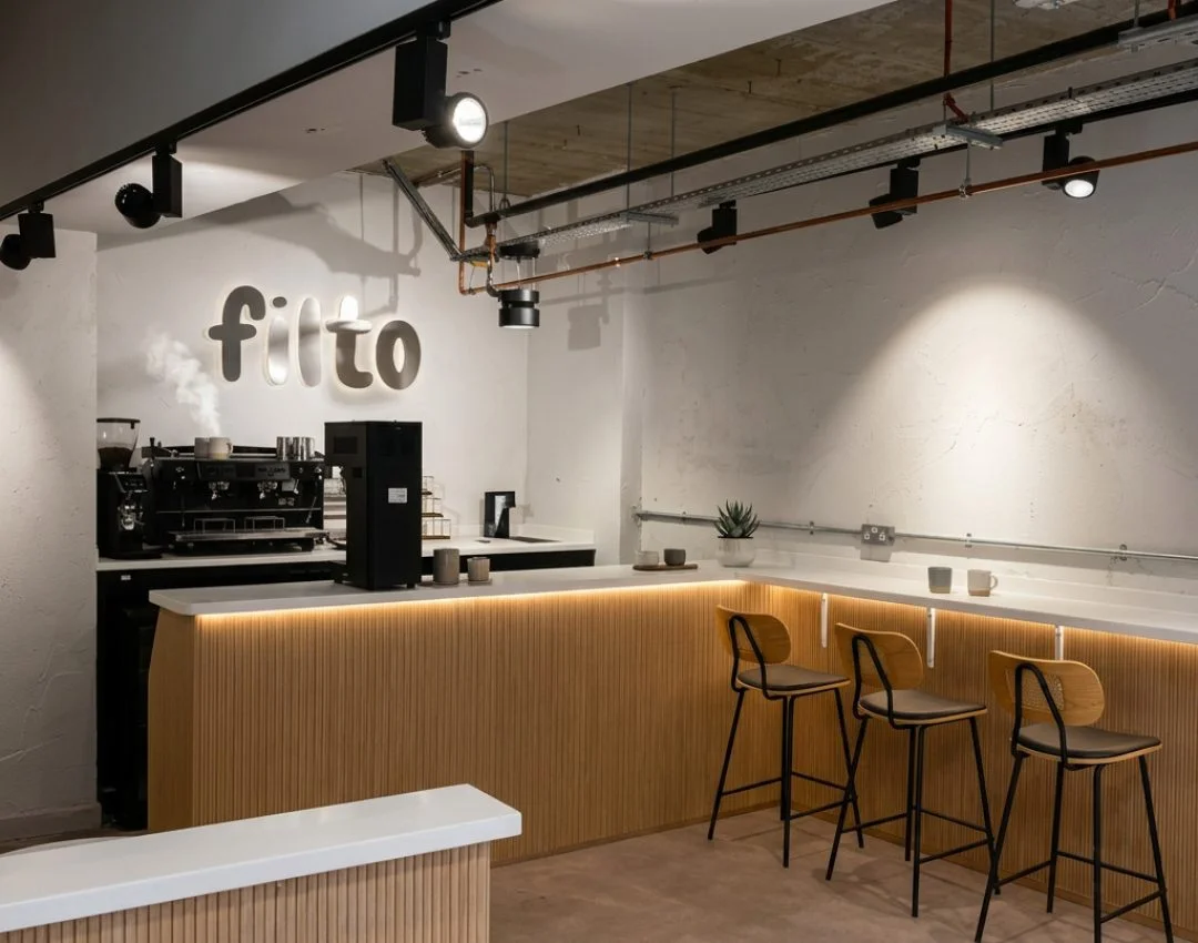 Café Filto coffee bar inside Soma Club Durham